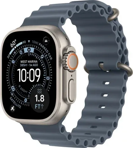 AW Ultra 3 Natural / Blue 49mm Ti Alpine Loop Medium — фото 1